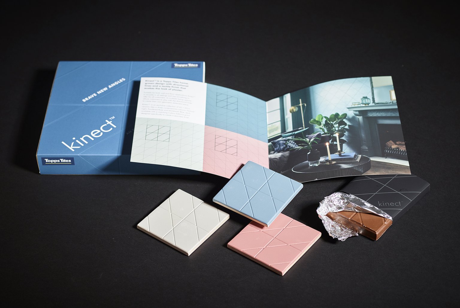 Topps Tiles campaign material in situ